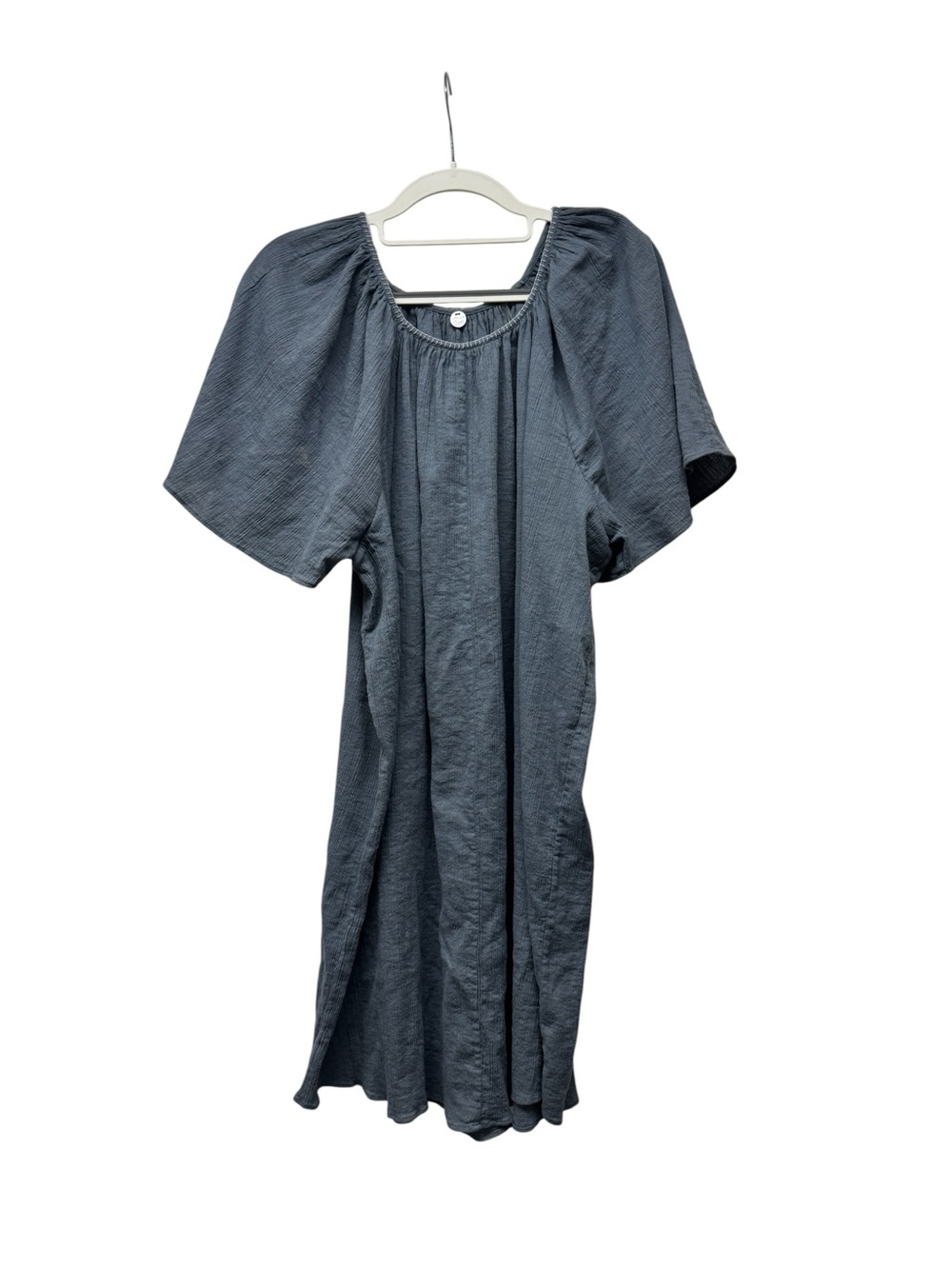 Margaret O'Leary Slate Blue Mini Dress
